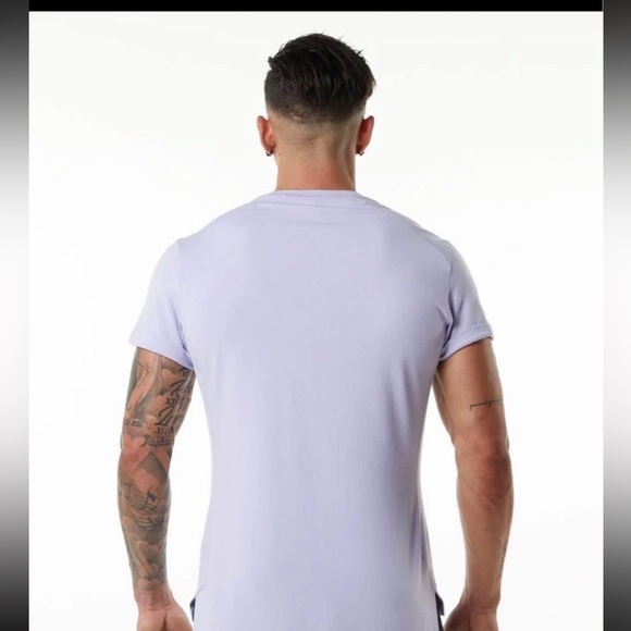 Alphalete Evo Shirts Lilac and White - Picture 2 of 4